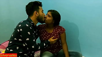 Desi Teen girl having sex with Brother secretly!! 1st time sister fucking!!